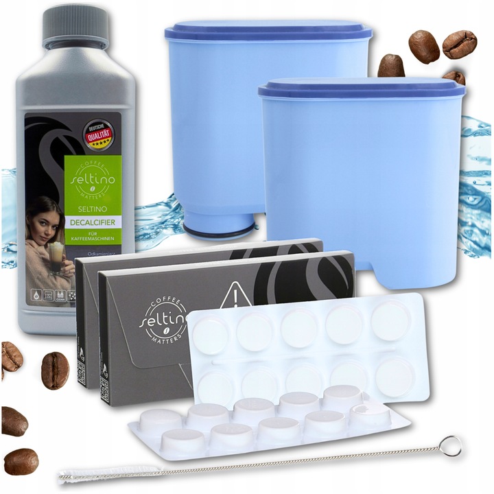 ZESTAW do KONSERWACJI EKSPRESU Philips Saeco ODKAMIENIACZ FILTRY TABLETKI