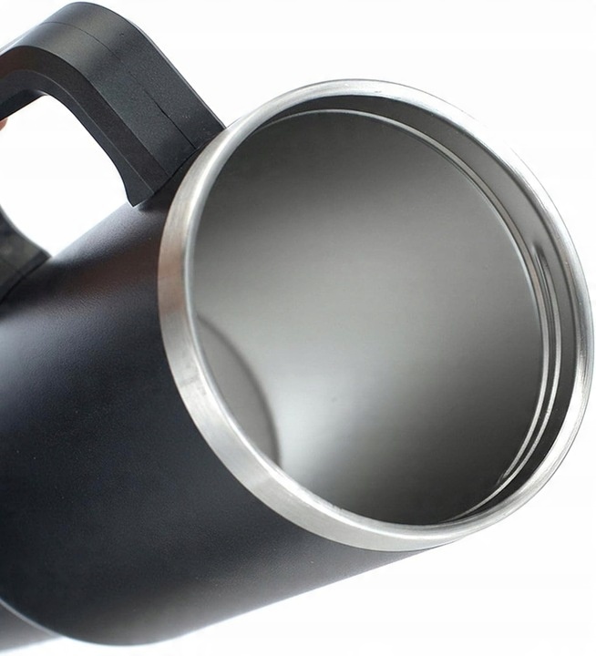 DUŻY TERMICZNY KUBEK ZE SŁOMKĄ UCHWYTEM TERMOS 1L