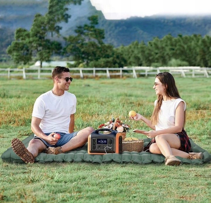 MATA SAMOPOMPUJĄCA KARIMATA 200cm MATERAC LEKKI SAMOPOMPUJĄCY DO NAMIOTU