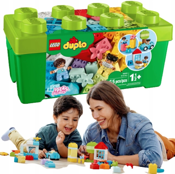 KLOCKI LEGO DUPLO DUŻE PUDEŁKO Z KLOCKAMI XXL PREZENT DLA 2,3,4 LATKA