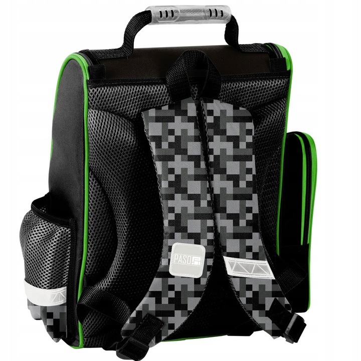 TORNISTER PLECAK SZKOLNY GAMER DO 1 KLASY PIKSELE PIÓRNIK WOREK