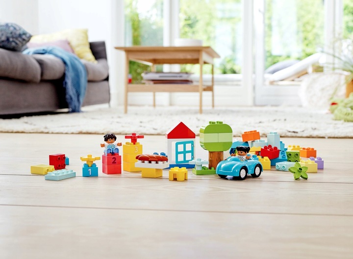 KLOCKI LEGO DUPLO DUŻE PUDEŁKO Z KLOCKAMI XXL PREZENT DLA 2,3,4 LATKA