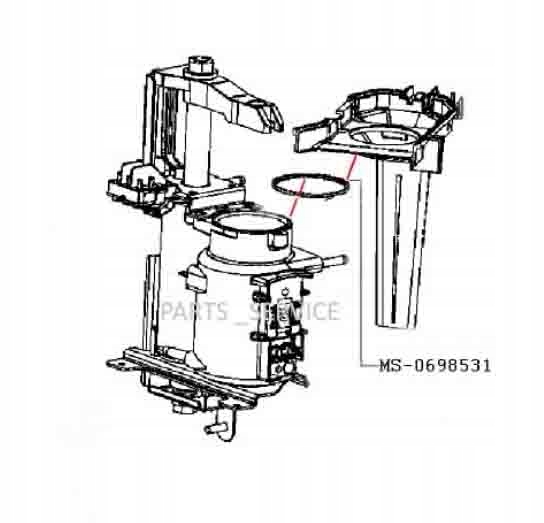 Pełny pudełkowy zestaw XXL z uszczelką typu T do Krups serii EA80* do EA89*