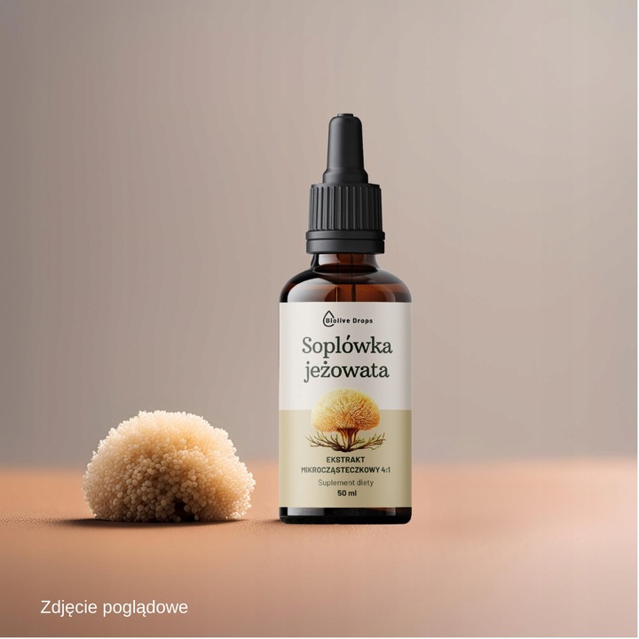 SOPLÓWKA JEŻOWATA ASHWAGNDHA LUKRECJA EKSTRAKT ADAPTOGENY 3 x 50ML Krople