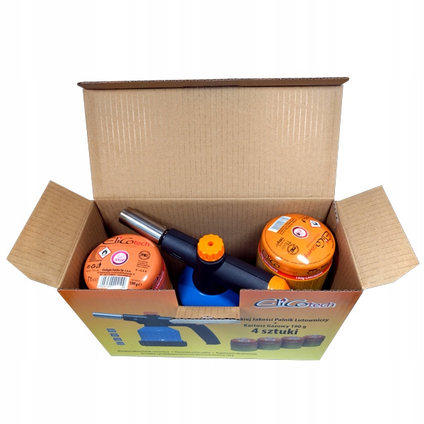 Palnik lutowniczy RK-5004 zasobnik katrusz - 4 sztuk 65500 Elico