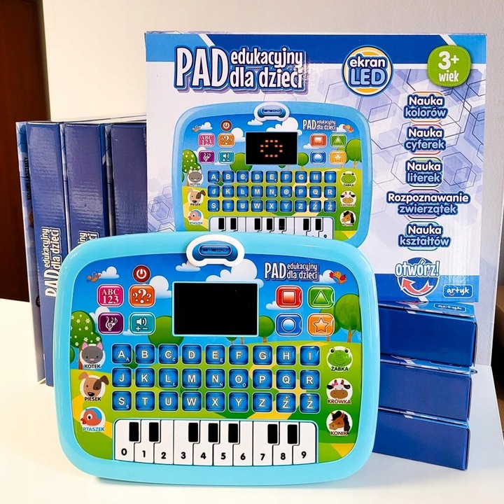 LAPTOP TABLET DOTYKOWY EDUKACYJNY KOMPUTER LCD PL