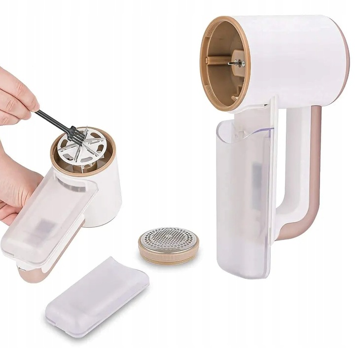 DUŻA MOCNA GOLARKA DO UBRAŃ 2000mAh 6 OSTRZY 5 WAT WYŚWIETLACZ LCD + KABEL