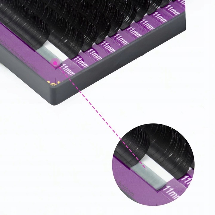 Rzęsy Nagaraku D, 0.07, 11 mm