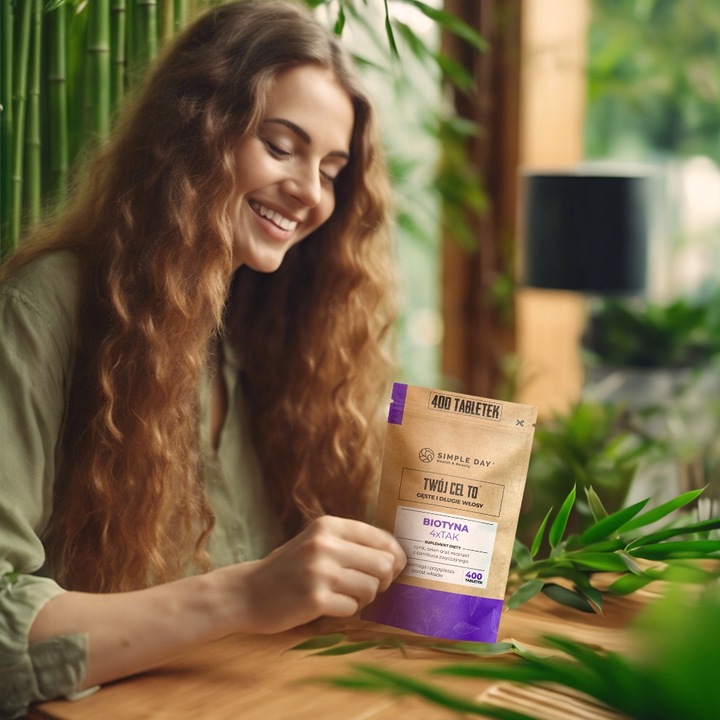 BIOTYNA Z NATURALNYM KRZEMEM NA WŁOSY SKÓRĘ PAZNOKCIE - 400 TABLETEK