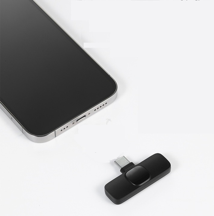 2x Mikrofon krawatowy bezprzewodowy USB-C ANDROID IOS