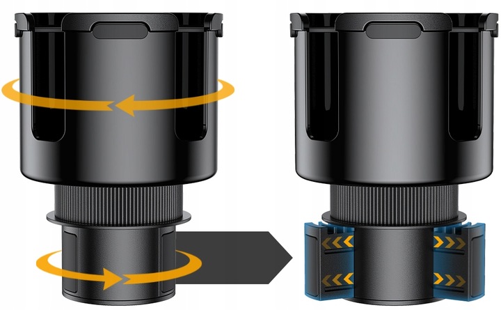 Uchwyt na Kubek do Samochodu Auta Telefon Napoje Butelki Kawę Puszkę Cup
