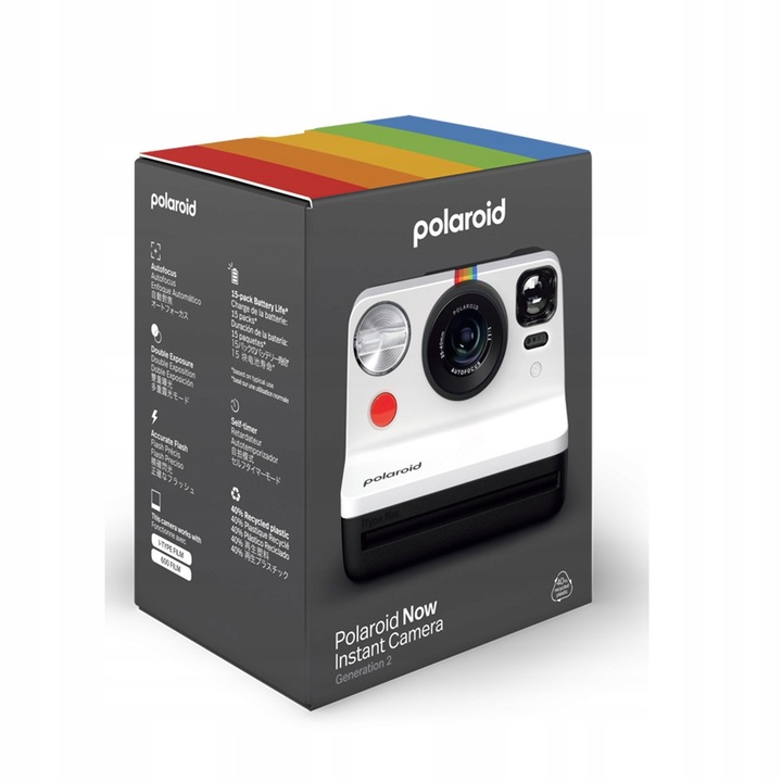 Aparat Polaroid Now Gen 2 Black & White I-Type