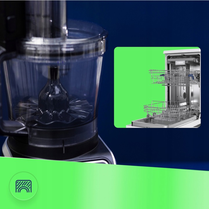 Robot kuchenny 12w1 blender mikser tarka do tarcia ziemniaków MPM MRK-27