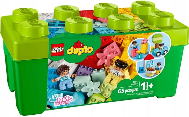 LEGO DUPLO 10913 Skrzynka klocków Pudełko KLOCEK + Torba LEGO na prezent