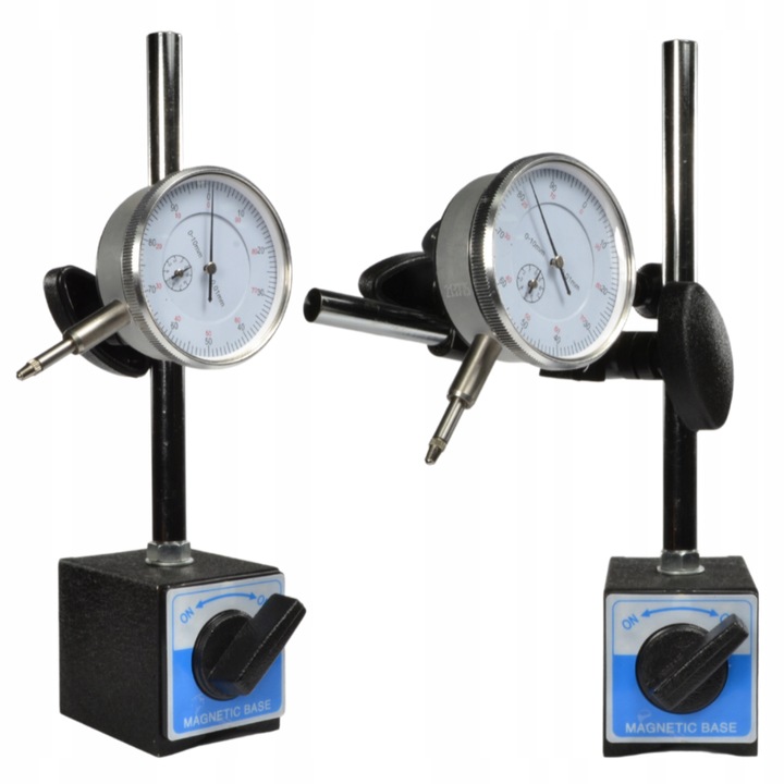 CZUJNIK ZEGAROWY STATYW MAGNETYCZNY 0-10MM ZESTAW BLACK