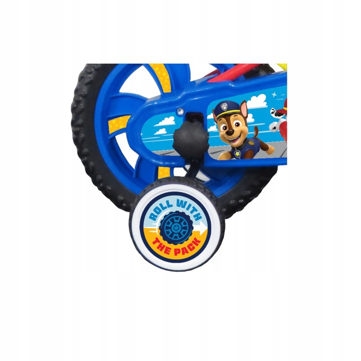 Rower dziecięcy PSI PATROL, czerwony, koła 12 cali