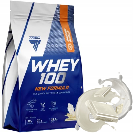 NOWE PYSZNE BIAŁKO WPC Trec Whey 100 700g SERWATKOWE PROTEINY NA MASĘ SIŁĘ