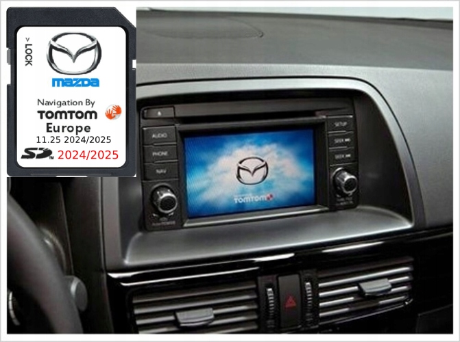 MAPA NB1 TOMTOM MAZDA 6 CX-5 CX-9 EU 2024 11.25 EUROPA