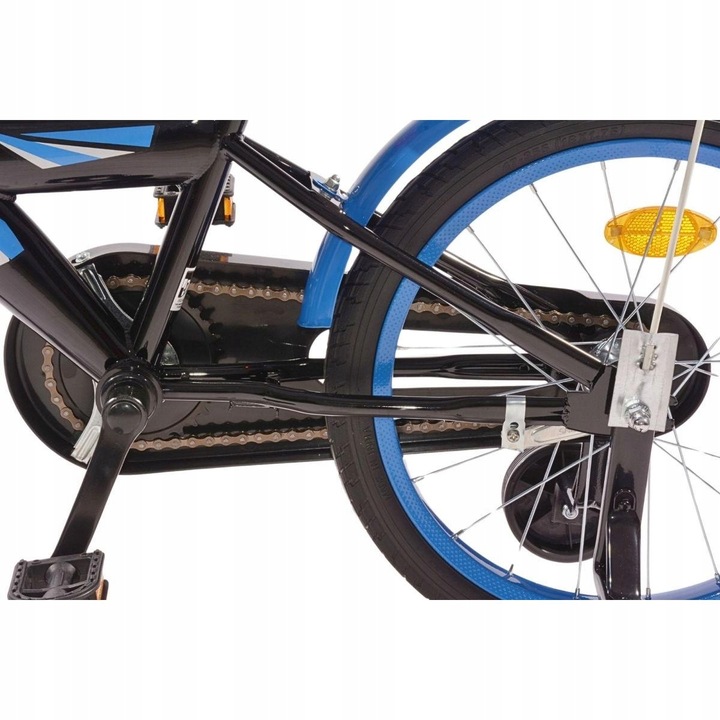 Rower Rowerek Dziecięcy dla Chłopca Chłopięcy Koła 18" Boczne Kółka