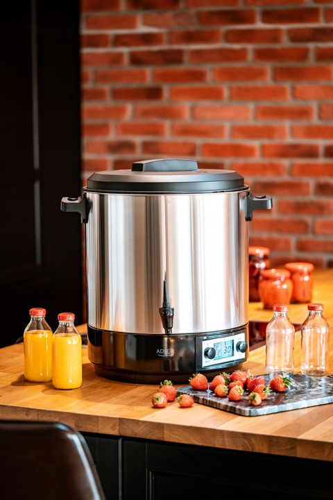 GARNEK ELEKTRYCZNY DO PASTERYZACJI PODGRZEWACZ WARNIK DO PRZETWORÓW 28L XL