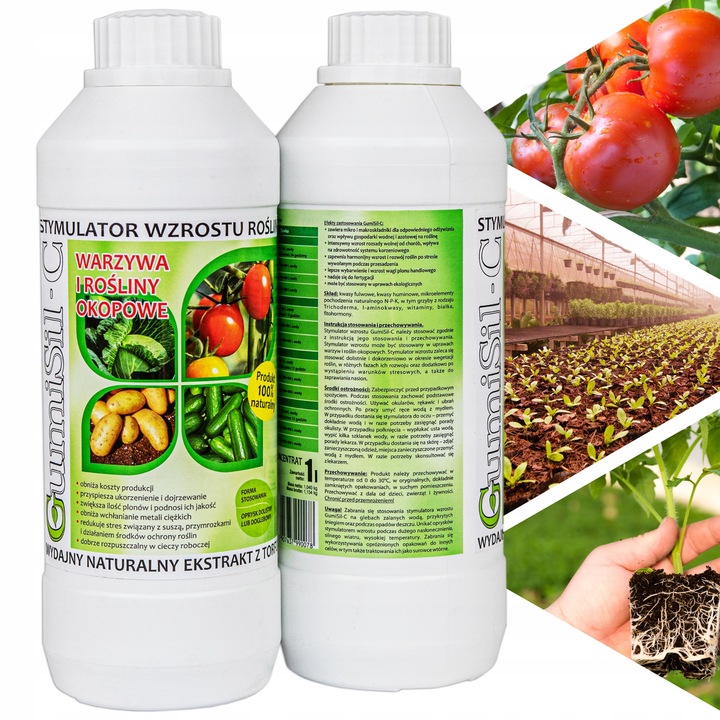 STYMULATOR DO WARZYW GUMISIL TRICHODERMA ROZSADY! EKO NAWÓZ BIOLOGICZNY TOP