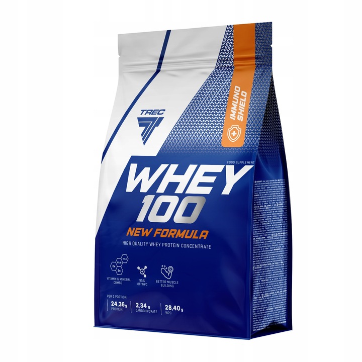 NOWE PYSZNE BIAŁKO WPC Trec Whey 100 700g SERWATKOWE PROTEINY NA MASĘ SIŁĘ