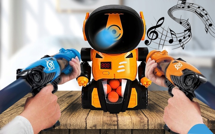 Zabawka Dla Dzieci Strzelanie do Celu Robot Roboschoot Licznik Punktów