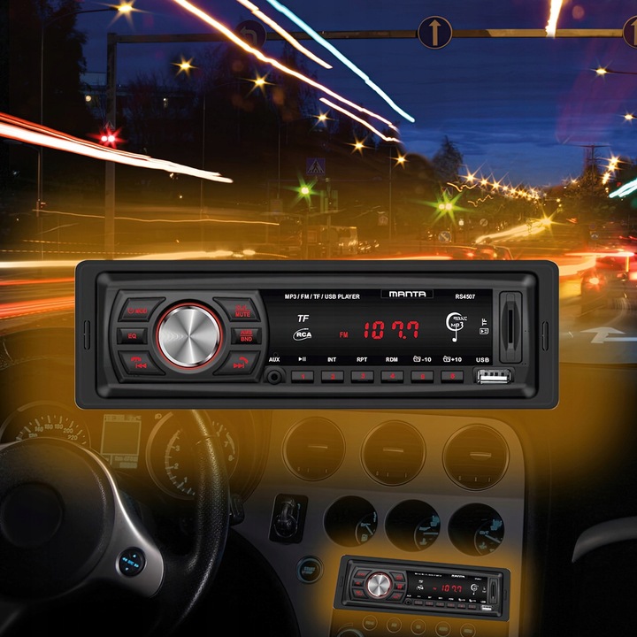 Radio samochodowe MANTA RS4507BT