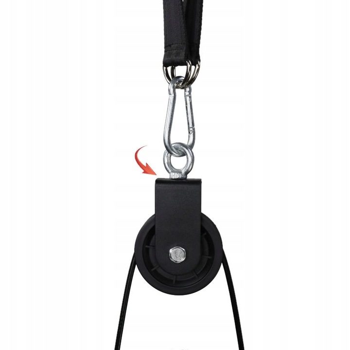 WYCIĄG GÓRNY DOLNY ZESTAW DO ĆWICZEŃ 100KG LINKA ABS BICEPSA TRICEPSA DOMU