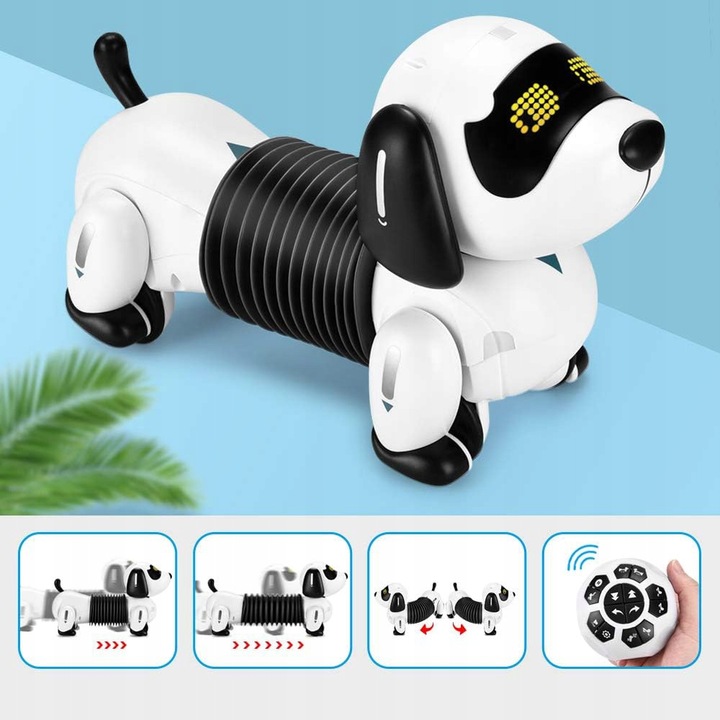 Robot Pies Programowalny interaktywny robo pies zdalnie sterowany robot