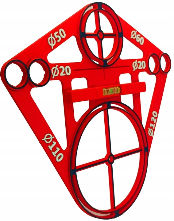 ZESTAW do Poziomowania stelaża podtynkowego i puszek prądowych z Libellą