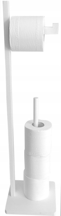 Stojak Bambusowy Łazienkowy WC papier toaletowy WH