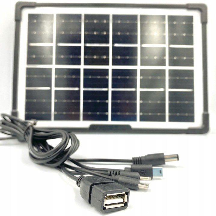 ŁADOWARKA SOLARNA PANEL SŁONECZNY 8W USB-B USB