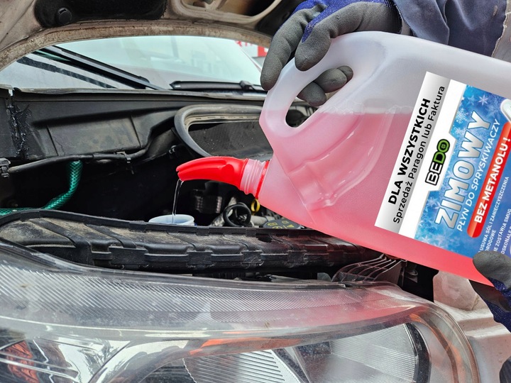 ZIMOWY PŁYN DO SPRYSKIWACZY PIĘKNY ZAPACH bez TRUJĄCEGO METANOLU !! -22 10L