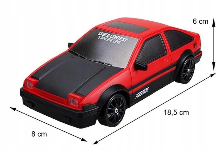 Samochód Sterowany do Driftu AUTO ZDALNIE STEROWANE Pilot RC DRIFT Car 4x4