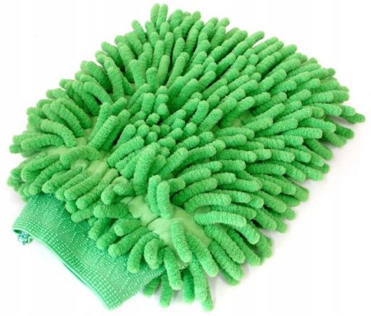 RĘKAWICA DO MYCIA FRĘDZLE mikrofibra z FRĘDZLAMI