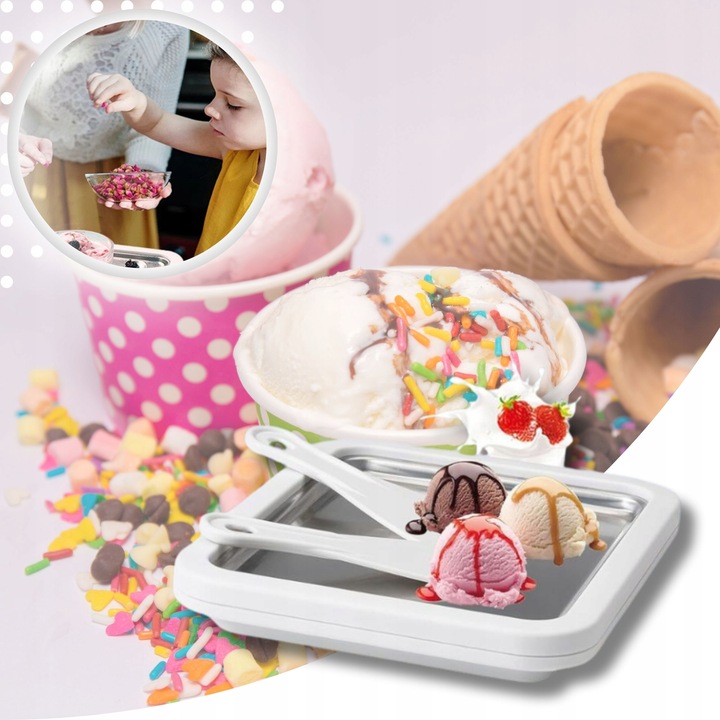MASZYNA DO ROBIENIA LODÓW TAJSKICH MASZYNKA DO LODÓW ICE CREAM PREZENT