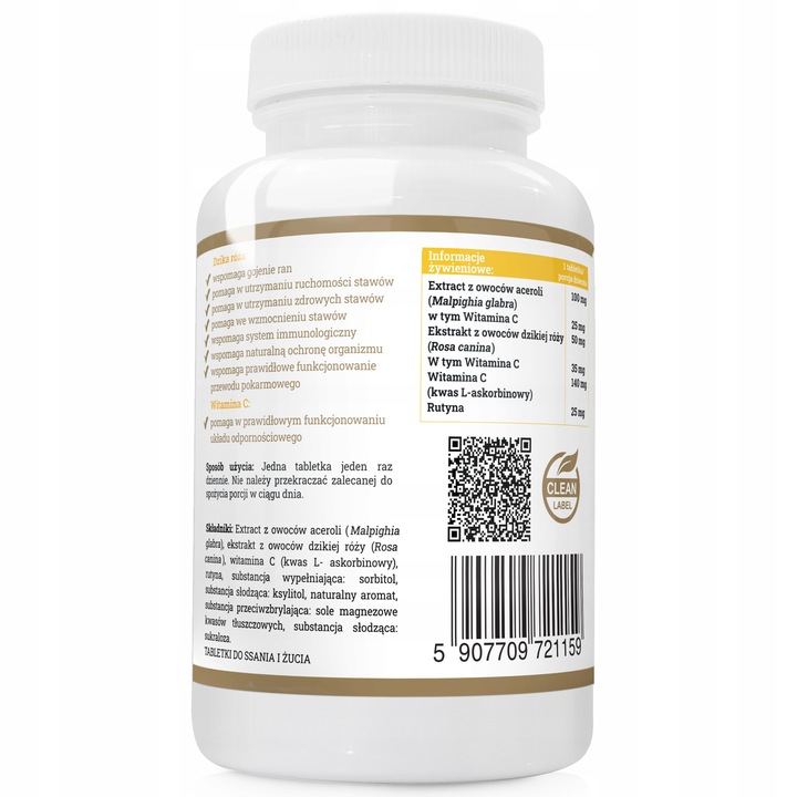 NATURALNA WITAMINA C RUTYNA JUNIOR DO SSANIA 2x120