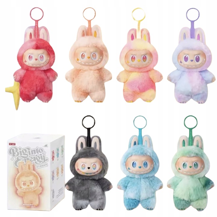 LABUBU BRELOK THE MONSTERS MASKOTKA LALKA PLUSZOWA ZABAWKA DLA FANÓW