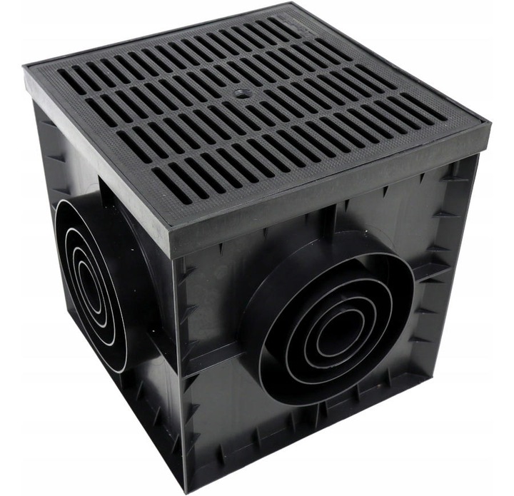 Studzienka podwórzowa 30x30 cm z koszem ruszt plastikowy 1,5t z wpustem