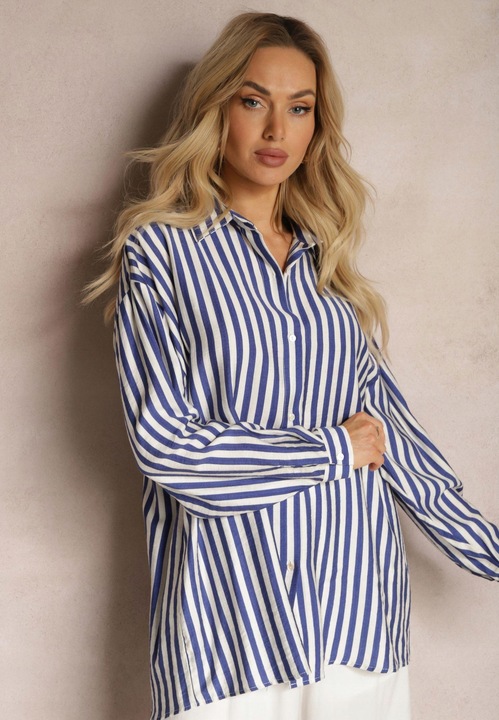 Renee Niebieska Koszula damska