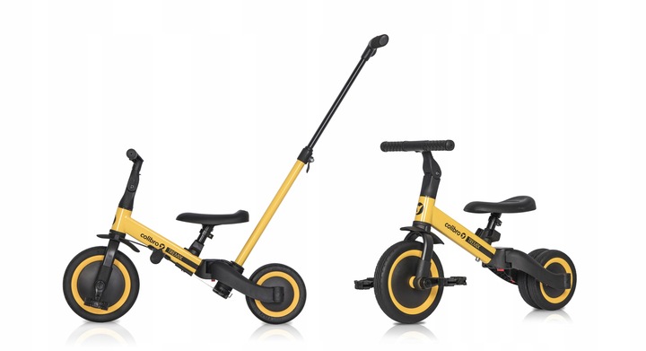 Rowerek dziecięcy TREMIX Up 6w1 banana COLIBRO