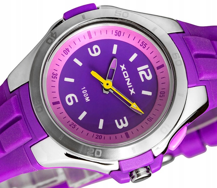 XONIX Analogowy Dziecięcy Zegarek Z Podświetleniem