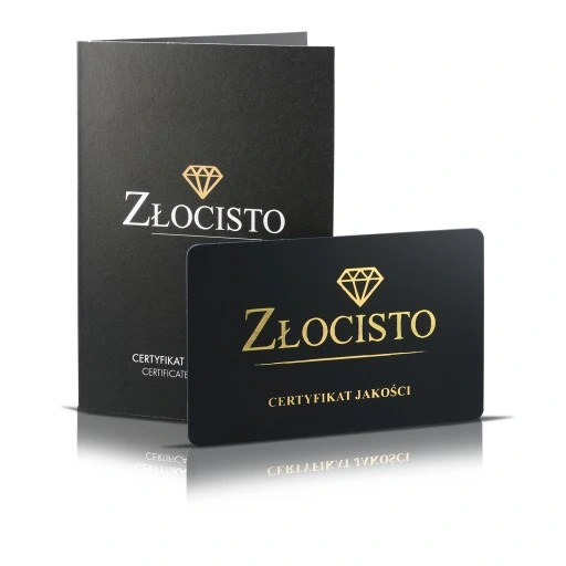 ZŁOTY ŁAŃCUSZEK DIAMENTOWANY ROLO 585 50 CM GRAWER