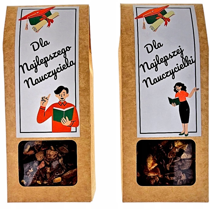 Kosz prezentowy na zakończenie roku personalizowany zestaw dla nauczyciela