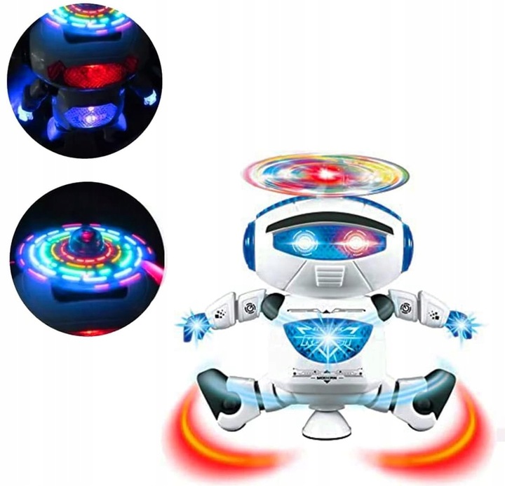 ROBOT INTERAKTYWNY Z ŚWIATŁEM I DŹWIĘKIEM TAŃCZĄCY