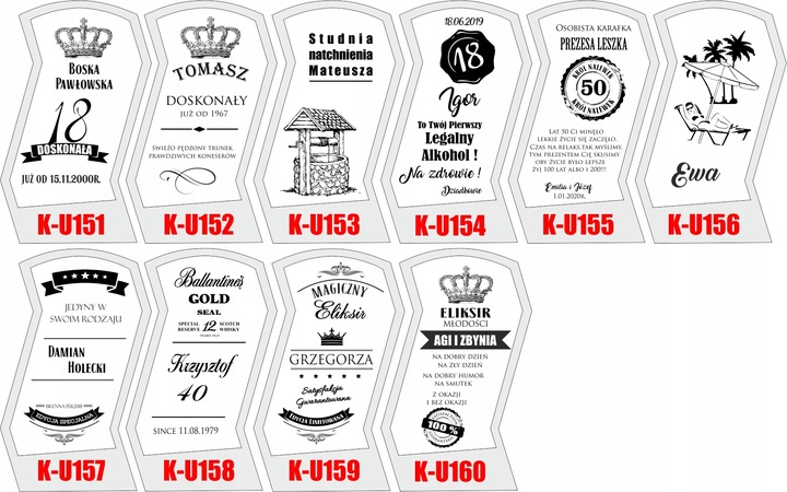 ZESTAW VIP karafka 6 szklanek 6 kieliszków PREZENT