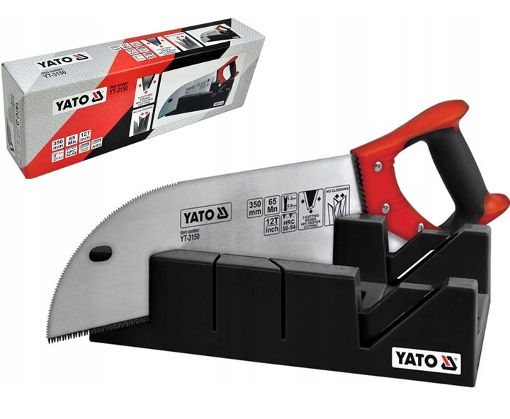 YATO PIŁĄ RĘCZNA DO DREWNA + SKRZYNKA 300mm UCIOSOWA PRZYRŻNIA YATO YT-3150