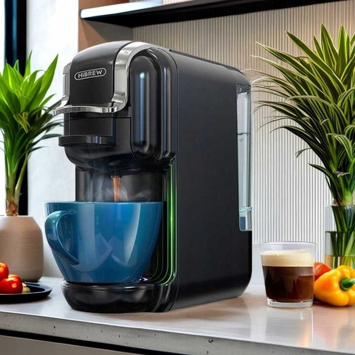 EKSPRES NA KAPSUŁKI 5W1 DO NESPRESSO DOLCE GUSTO TCHIBO CAFFISIMO ESE 19BAR