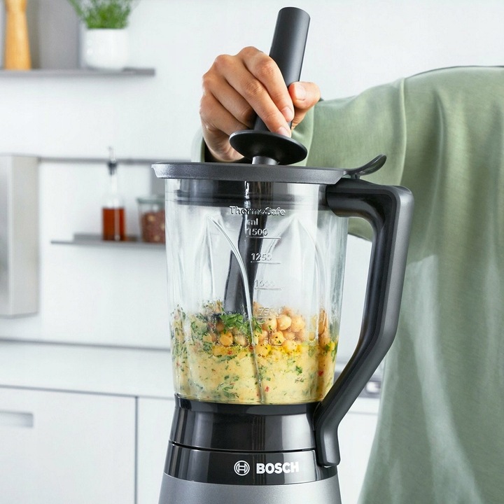 Blender kielichowy Bosch MMB6172S 1200W Vita Power Szkło Kruszy Lód